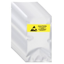 200Pcs Anti Static Bags Shielding Bag 3.1" x 5.9" Open Top ESD Bags Silver