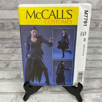 McCall's Pattern M7791 Misses Halloween Cosplay Costume New Uncut