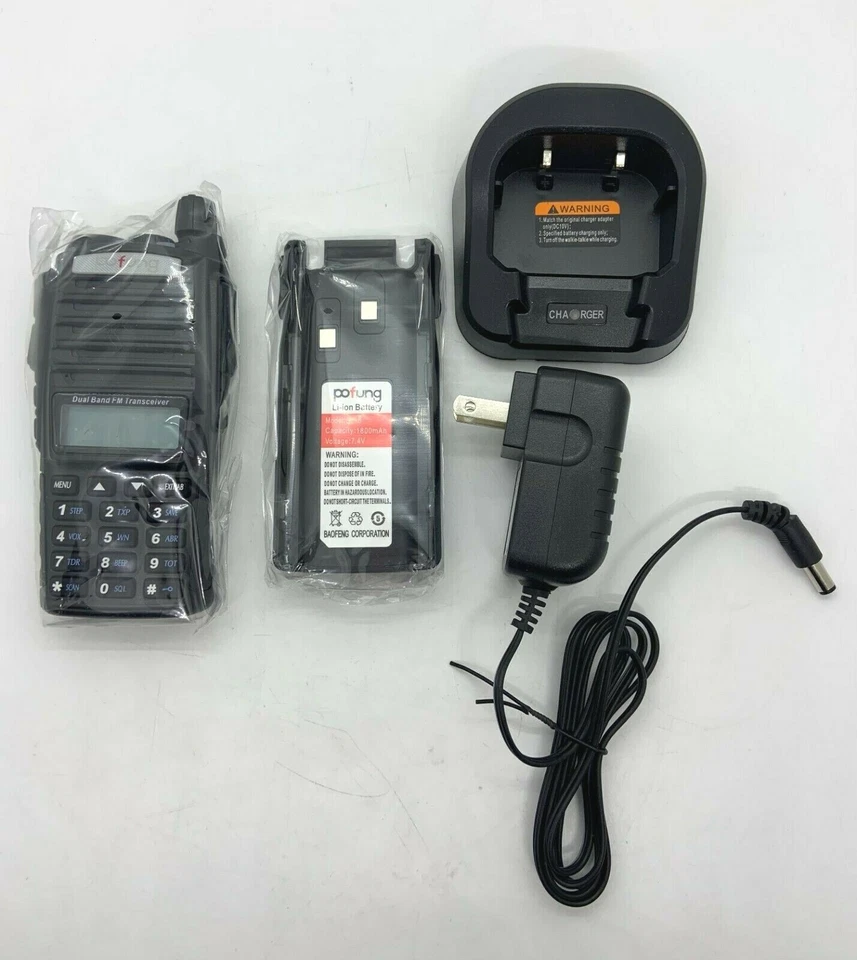 Pofung Two Way Radio Walkie Talkie w/Charger & LCD Screen FREE SHIPPING b - Image 2 of 4