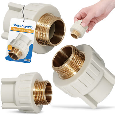 PP-R Kupplung 32x1 AG Schweißtechnik Fitting Verbinder Schweißen Rohr Verbindung