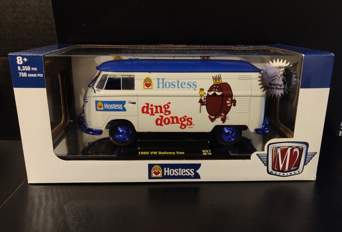 ミニカー M2 MACHINES HOSTESS DING DONGS 1960 1960 '60 VW DELIVERY VAN HOSTESS DING DONGS 1:24 M2 MACHINES