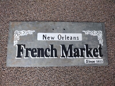 RARE OVER 200 YEAR OLD NEW ORLEANS  SLATE ROOF TILE Antique NOLO French Market