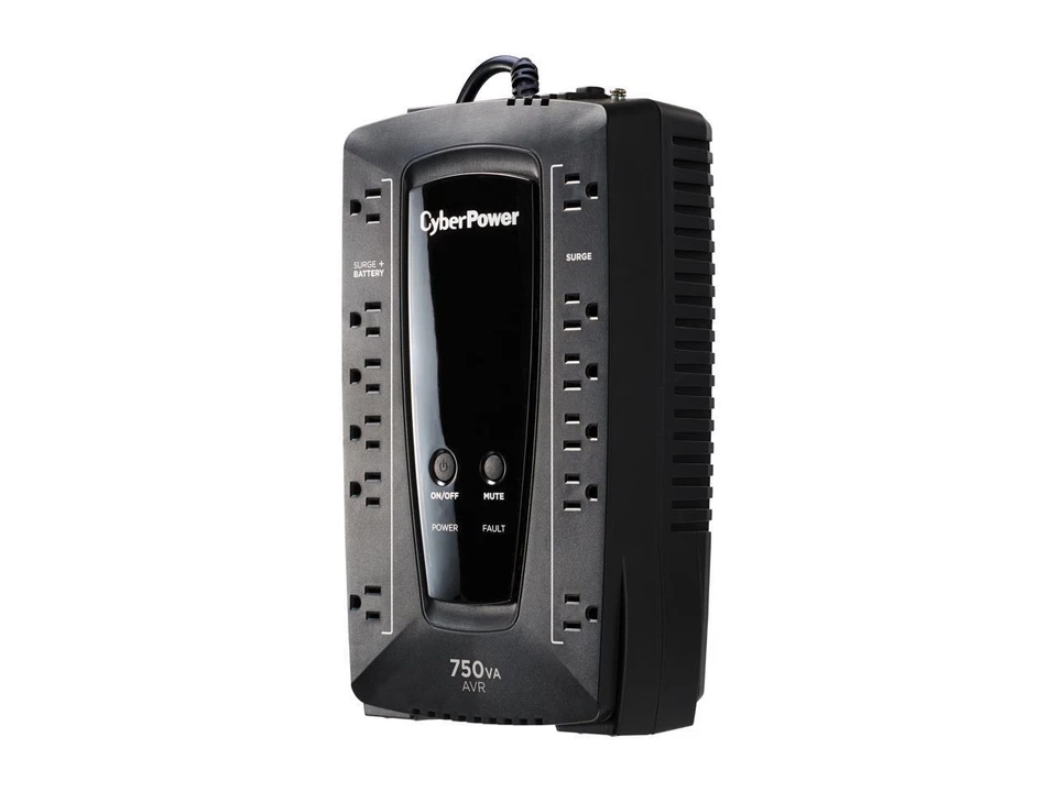 CyberPower AVR Series AVRG750U 750 VA 450 Watts 12 Outlets UPS - Image 2 of 4