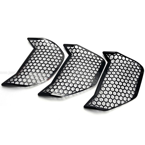 6Pcs ABS Bright Black Rear Lamp Tail Light Cover Trim For Ford Mustang 2018-2022 - Picture 3 of 12