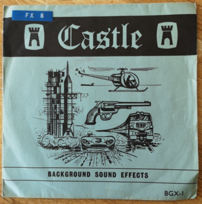 F. C. Judd, A.Inst.E.  UK PicSleeve EP: Background Sound Effects. Castle BGX-1
