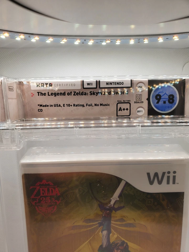 The Legend Of Zelda Skyward Sword Wii Wata 9.8 A++ Graded Rare Nintendo Game - Image 2 of 3