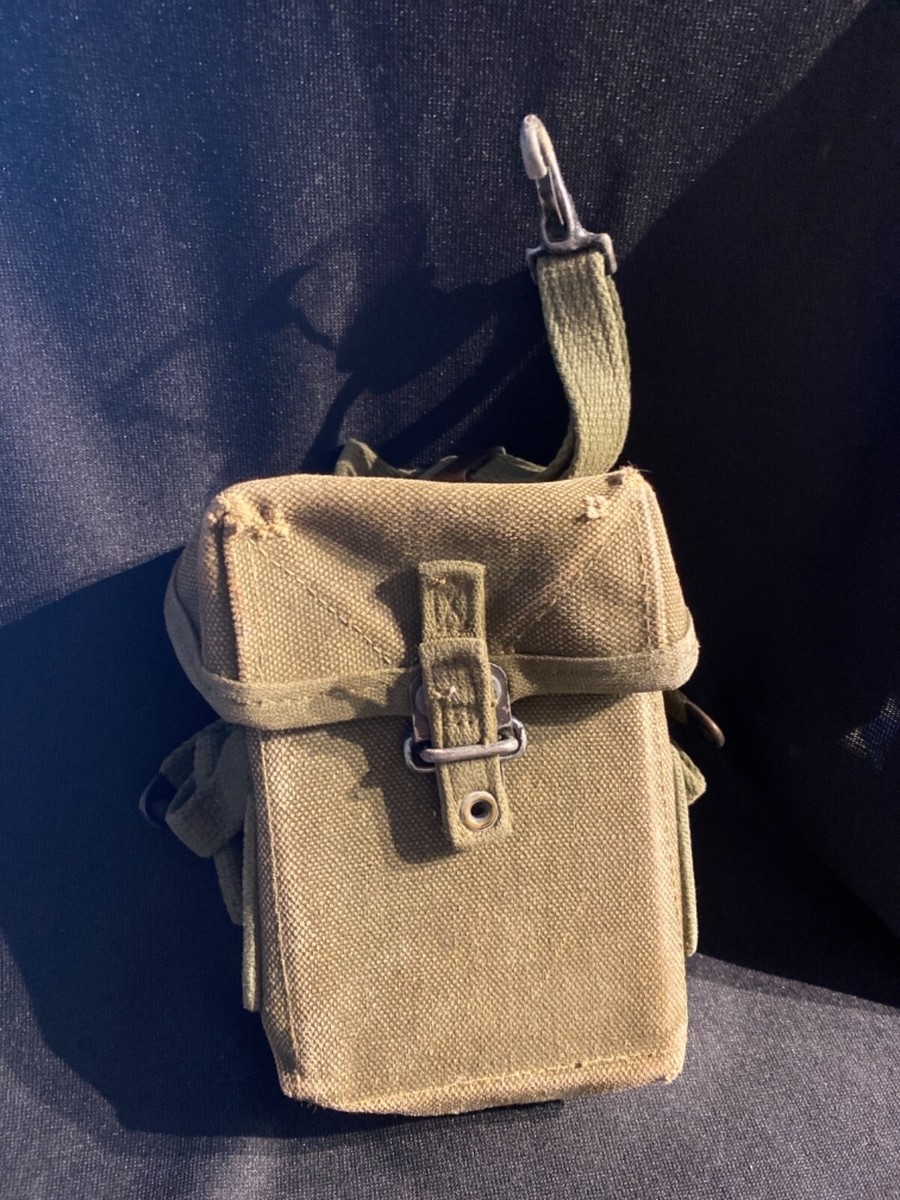 US Army 1st Pattern M1956 Canvas Ammo Pouch Early Vietnam Dated