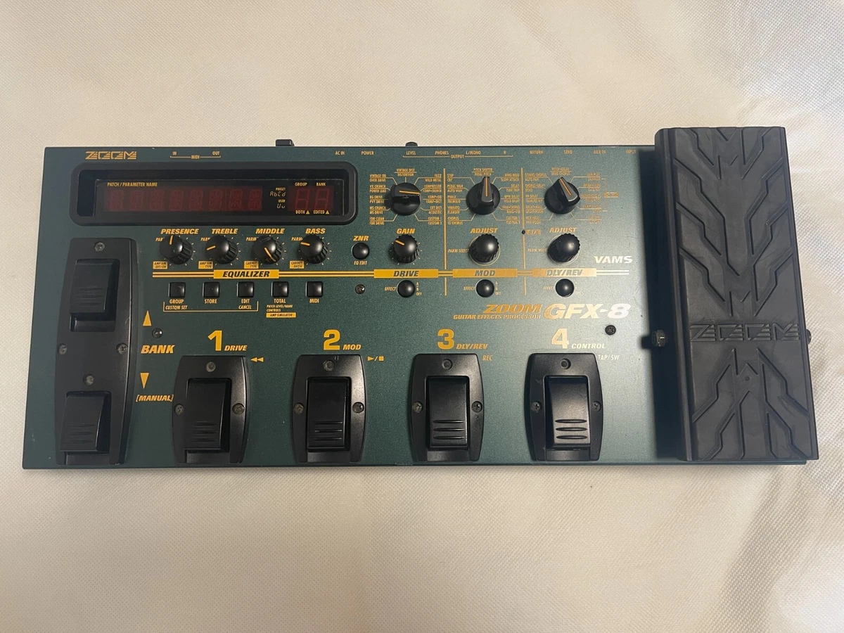 ZOOM GFX 8 Guitar Multi Effects Processor eBay