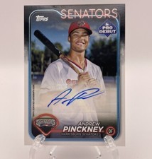 2024 Topps Pro Debut Andrew Pinckney Auto Base Autograph Signed Nationals