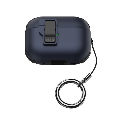 Secure Lock Shockproof Case with Keychain for AirPods Pro 2