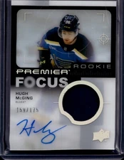 2023-24 Upper Deck Premier Premier Focus Rookie Patch Auto Hugh McGing 159/175