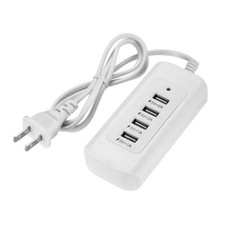 Multi Port Charger 6 USB Hub Desktop Wall Fast Charging Station AC Power Adapter