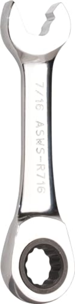 Jonard Tools asws-r716 Ratcheting Speed wrench, Stubby, 7/40,6 cm