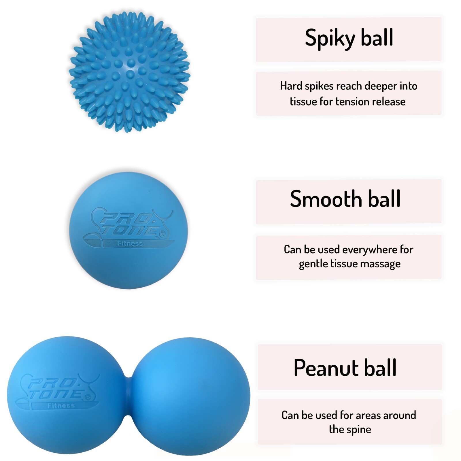 Protone lacrosse ball / massage ball trigger point massage / rehab