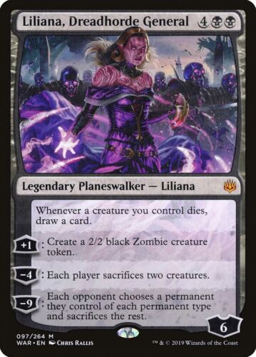 Liliana, Dreadhorde General Near Mint War of the Spark