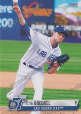 2016 Las Vegas 51s Erik Goeddel RC Rookie NY Mets Minor
