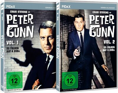 Peter Gunn - Gesamtedition - 50 Folgen, Kult-Krimiserie DVD Craig Stevens 1958