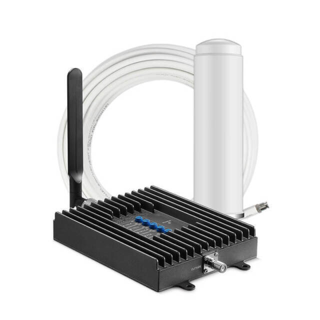 SureCall Fusion4Home 3G 4G LTE Cell Phone Signal Booster Kit Omni/Whip Antennas