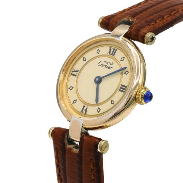 Must De Cartier Vendome Tank Vermeil 590004 925 Silber mit Box Sammlerstück - Bild 3 von 4
