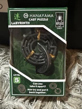 Labyrinth Puzzle ~ Level 5 ~ BePuzzled Hanayama Cast Metal Brainteaser Fun NEW