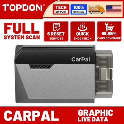 TOPDON Carpal Bluetooth OBD2 Scanner All System Auto Diagnostic Tool Code Reader