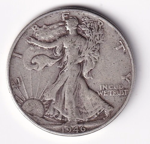 1946 P Walking Liberty Half Dollar 90% Silver  n.231