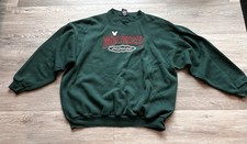 Vtg Mickey Mouse Embroidered Green Sweatshirt By Jerry Leigh Womens X-large