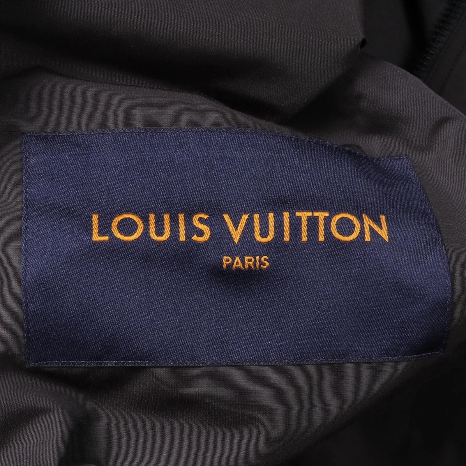 LOUIS VUITTON（LV） LOUIS VUITTON Blouson MISTO PELLE RM2129 D17 HLL20E Nylon Navy Usat Uom