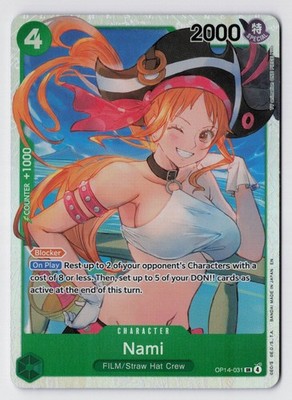 Nami | OP14-031 | Foil SR | The Azure Sea's Seven | One Piece | NM