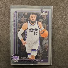 2025 Topps Chrome Jonas Valanciunas #206 Kings NBA Basketball Card