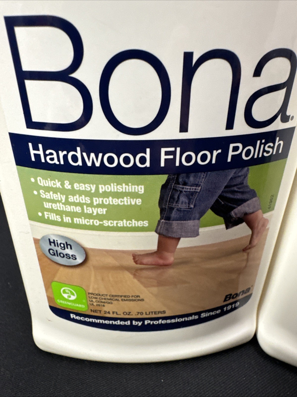 Bona Hardwood Floor Polish High Gloss Finish Original 24 oz. (2-Pack) New Sealed