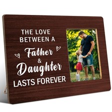 Father Daughter Picture Frame Dad Gifts Love Lasts Forever Photo Christmas