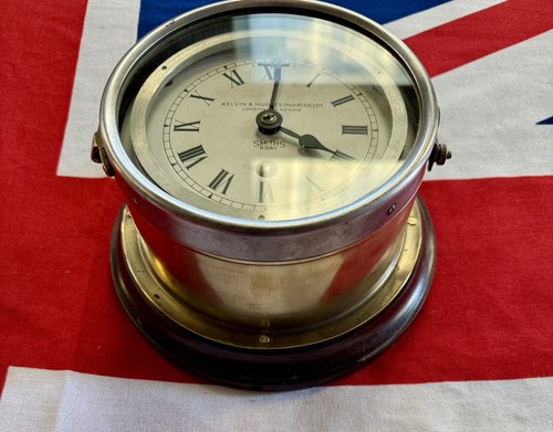 Rare WW2 Admiralty Pattern Royal Navy Convoy Zig Zag Clock by Smiths (c.1944) - Picture 6 of 9