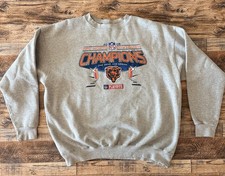 2006 Chicago Bears NFC North Champions NFL Hoodie Sweatshirt Men  s XL