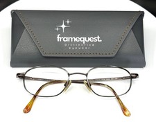 VTG TITMUS TR301S GRA CS65 Gunmetal Classic Oval Full Rim Eyeglasses FRAMES ONLY