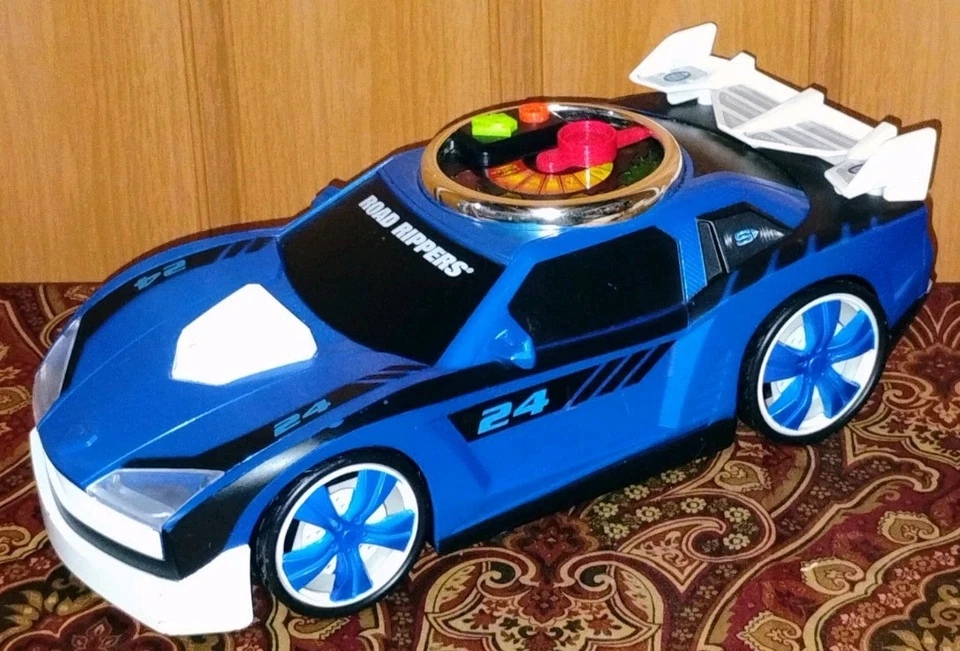 Motorized Toy State Road Rippers Twin Turbo Motorized Lights Sound and Voices B - Image 3 of 4