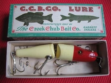 Vintage Creek Chub G.E. Jointed Pikie #2602 Fishing Lure - New Old Stock!