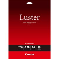 Canon LU-101 / 6211B006 / Luster Fotopapier Weiß (21 X 29,7Cm (Din A4), 20 Blatt