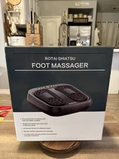 Rotai Shiatsu Foot Massager 20 Intensity Heat Remote Calf Pain Relief New In Box