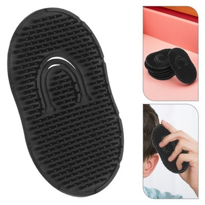 10pcs Men S Pocket Silicone Hair Comb - Scalp Brush For