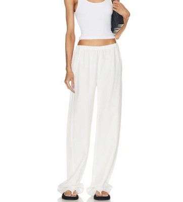 Enza Costa twill everywhere pant in off white Size 1/S