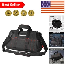 Multi-Pocket 16" Waterproof Tool Storage Bag with Comfortable Carrying Options