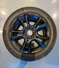 Vauxhall Corsa D Black Alloy Wheel & Bridgestone Tyre 195/55/R16