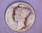 1917-S  Mercury Head Silver Dime ~ **213-6A