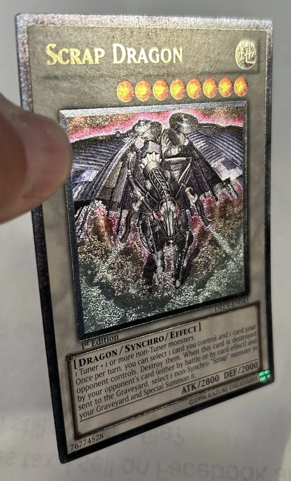 Yu-gi-oh! Scrap Dragon DREV-EN043 Ultimate Rare 1st Edition - LP - Image 2 of 4