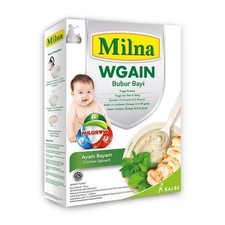 Milna Baby Porridge Wgain Chicken Spinach 120g