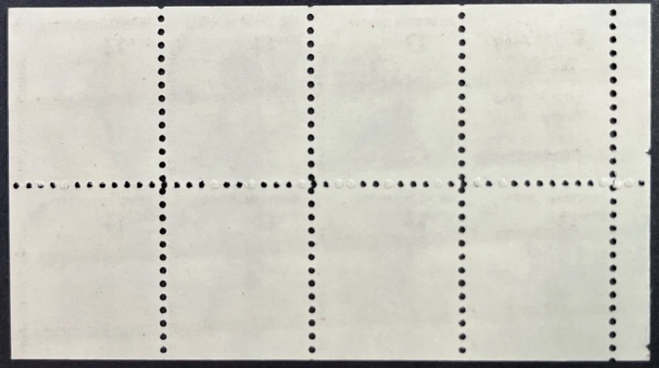 United States, Scott #1595b, 13c Booklet Pane, Liberty Bell, Dull Gum, MNH, VF - Image 2 of 2