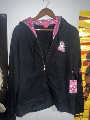Vintage Rare Y2K Sanrio Kawaii Hello Kitty Tokidoki Zip Up Hoodie Women s Anime 