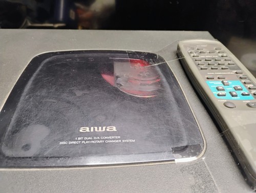 Aiwa 5CD Changer Radio Compact Disc Stereo System CX-ZR774u - For Parts Read - Picture 4 of 16