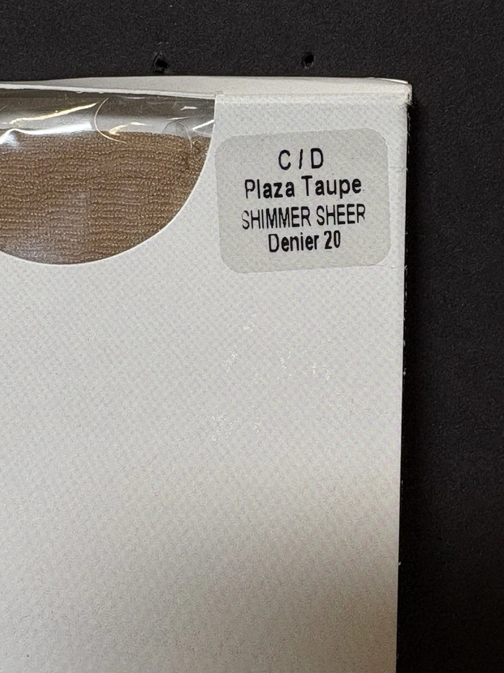 Medias alisadoras Lane Bryant Control Top C/D Plaza Taupe Shimmer transparentes EE. UU. Foto 2 de 4